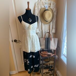 Elegant Cream Lace Camisole cream